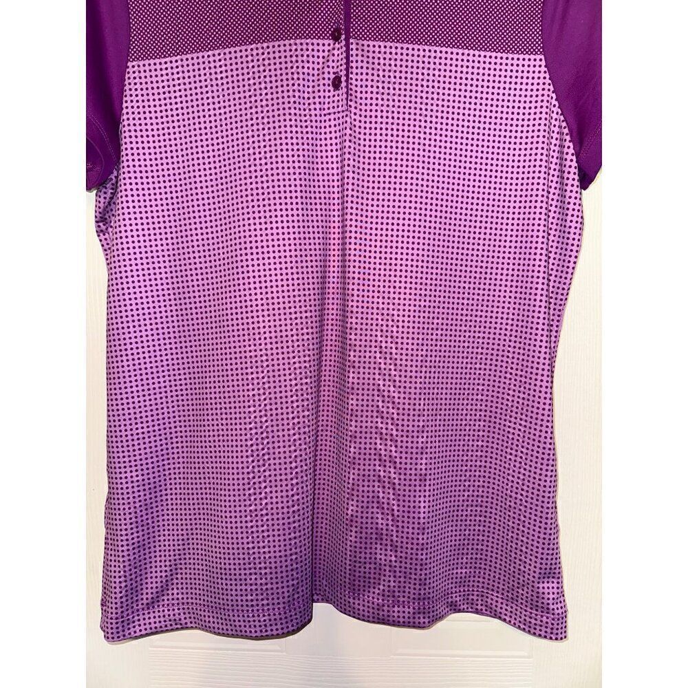 Nike Golf‎ Tour Performance Dri-Fit Purple Polo Top Size Large - Picture 4 of 12